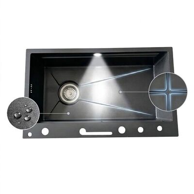 İyi fiyat 40 Inch Commercial Double Bowl Drop-In Kitchen Sink 16 Gauge with Drainboard çevrimiçi