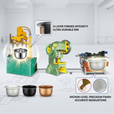 Kalite Rice Cooker Inner Pot Hydraulic Drawing Cookware Production Line 250 Ton Four Column Press Machine fabrika